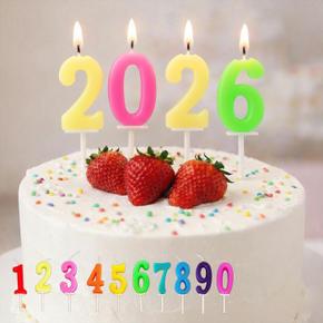숫자초 컬러 케이크초 파티용품 홈 이벤트용품 홈파티아이템 케이크장식품 생일초 BM-323
