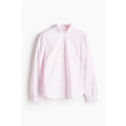 에이치엔엠 러플 옥스포드 블라우스 1185135005 ROSA CLARO/RAYAS - SSG.COM