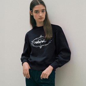 VINTAGE LOGO SWEATSHIRT NAVY