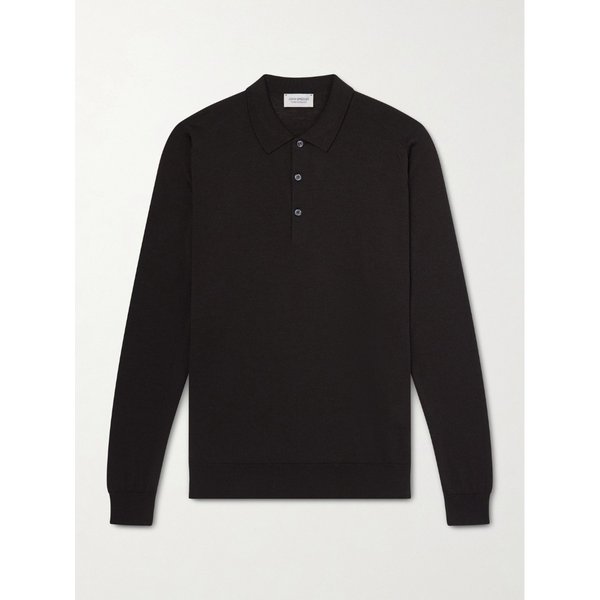 벨퍼 슬림핏 울 폴로 셔츠 46376663163072993