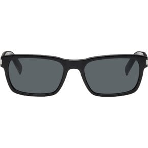 블랙 SL 662 선글라스 SL 662-001 BLACK-CRYSTAL-BLACK