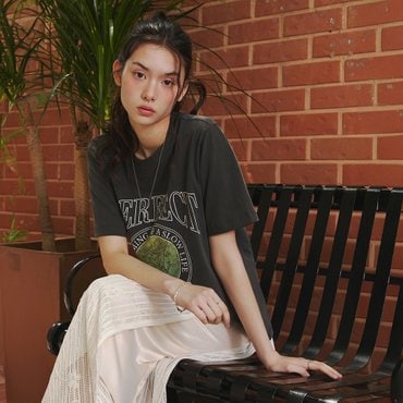 잇미샤 [25 S/S] 잇미샤 피그먼트 프린트 티셔츠 ITP6ZTS130