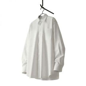 아미 26FW 박시 코튼 드 꾀흐 셔츠 (USH867 CO0045 100)