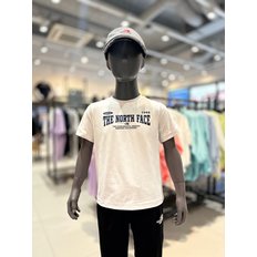 [부산점] 키즈 아이스 데이 S/S R/TEE 반팔 라운드 티  (NT7UQ08T) 화이트