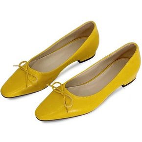 kami et muse Slim fit low heel ribbon pumps_KM20s042