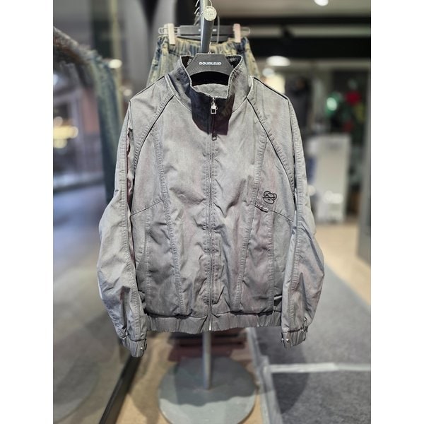 [시흥점] 피그워싱그레이 자수 윈드브레이커 재킷/JHZZ61103GY