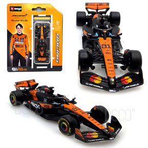 1:64 F1 맥라렌 MCL39 오스카 피아스트리 NO.81 미니카 다이캐스트