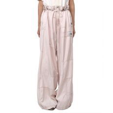 미하라 야스히로 MIHARA YASUHIRO REPAIR C R SATIN PANTS PINK NEMYN6PT115-LPK 1050215