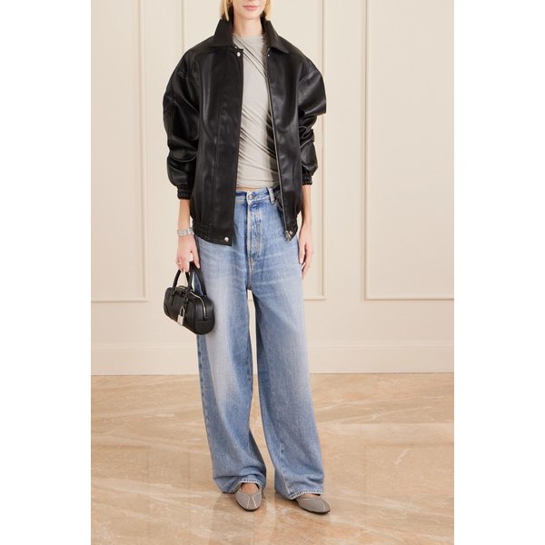 2023 크리스탈 장식 로우라이즈 와이드 팬츠 진 블루 46376663162975967