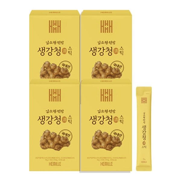 김소형원방 생강청 스틱 4박스(10g x 40포)(m)
