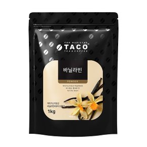 메가커피 타코 바닐라빈 파우더 1kg 1박스 12개