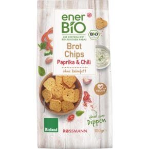 에너바이오 enerBiO 빵 칩 파프리카 앤 칠리 스낵 100g