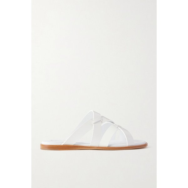 마르비나 가죽 크로스오버 슬리퍼 46376663162937225