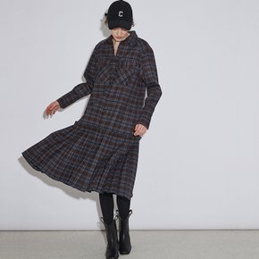 BRITISH CHECK DRESS (2COLORS)