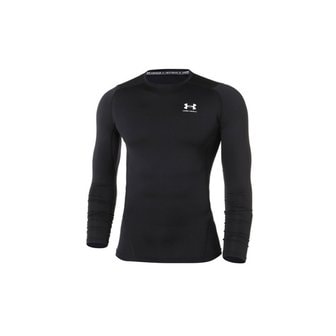 언더아머 남성 히트기어 긴팔 베이스레이어 블랙 1361524-001