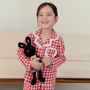 하트포켓체크파자마세트_P434742666