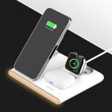 스마텍 MAX 15W 애플/갤럭시 겸용 접이식 무선 충전 거치대 STQC-AG5