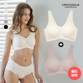 [크로커다일]라이크라 쉘론 몰드부착 런닝형 감탄브라 2종 택1