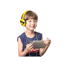 잼 유선 헤드폰 자모지 유아용 어린이 HX-HPEM01