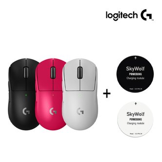 Logitech 로지텍 G PRO X SUPERLIGHT2 슈퍼라이트2 지슈라2 무선 게이밍 마우스 + 스카이울프 파워링