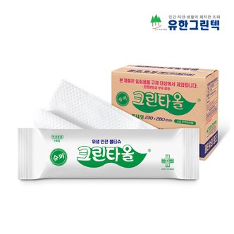  [유한그린텍]크린타올 업소용 물티슈(롤타입) 1입 X 400매(1Box)