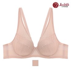 비너스by자스민 빅사이즈 도트망 더블윙 홑겹 브라 (브라운/80A-95F) JBR1296