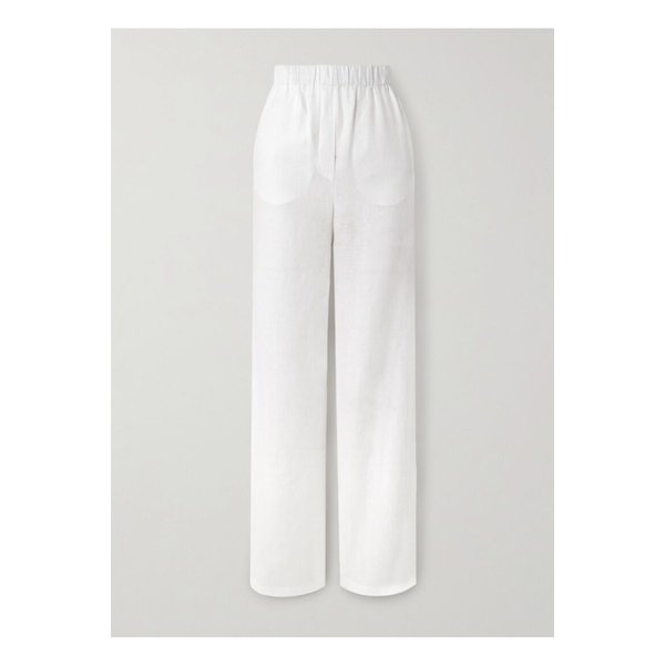 발레리오 리넨 와이드 팬츠 화이트 1647597355226675