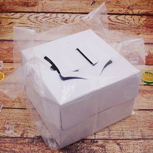 이룸팩 케이크박스용 비닐봉투 3호 100장 케익비닐 쇼핑백