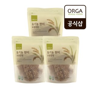 풀무원 [올가] 유기농 현미조청강정 (100g)X3개