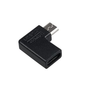 USB C타입 to Micro 5핀 변환젠더 좌우하향꺾임 10w JA328