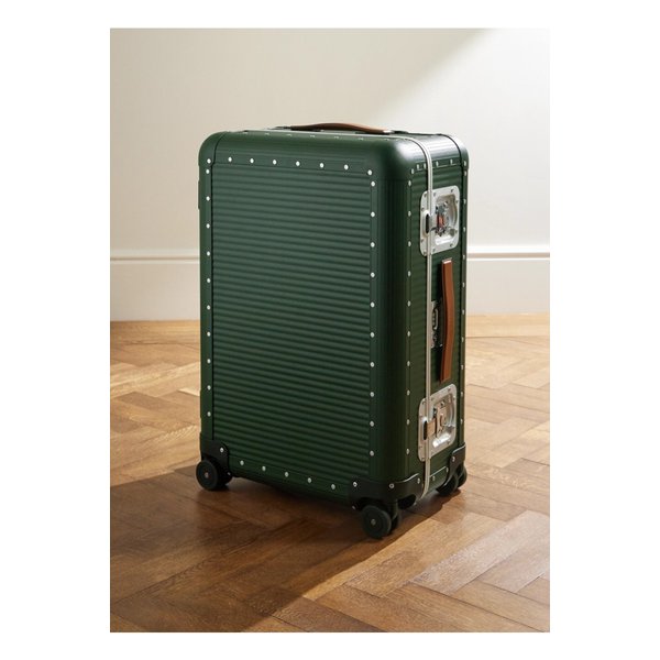 파브리카 펠레테리에 밀라노 뱅크 스피너 가죽 트리밍 수트케이스 68cm 46376663162956723