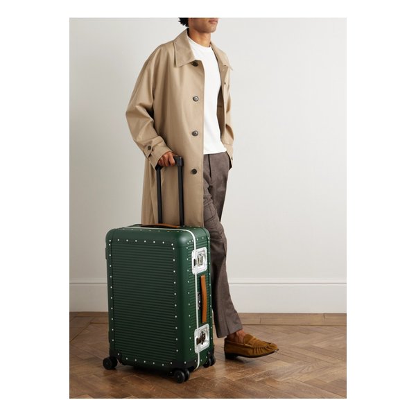 파브리카 펠레테리에 밀라노 뱅크 스피너 가죽 트리밍 수트케이스 68cm 46376663162956723