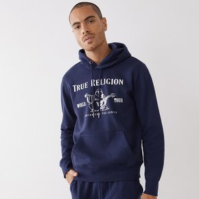 [TRUE RELIGION] 메탈릭 부따 후드 티셔츠_105484_NAVY