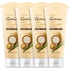 에이썸 곡물세안 딥 클렌징폼 폼클렌징 220ml 4개