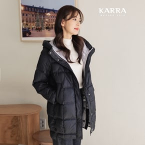 KARRA 유니크퀼팅라인미디다운점퍼_A3F18309