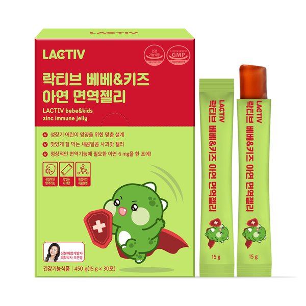 베베&키즈 아연 면역젤리 15g x 30포 6박스