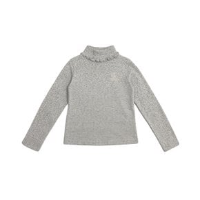 키즈 쟈발리 터틀넥 티셔츠 라이트그레이 25F_T0270 LIGRE