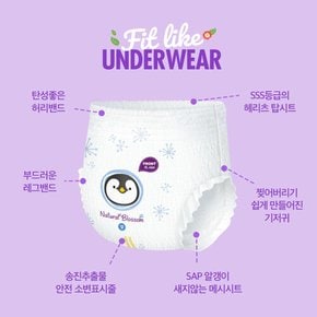 슈퍼 소프트 비건기저귀 팬티형 7단계(3XL) 18매X4팩