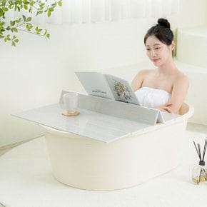 그린센스 이동식 1인용 반신욕조 마카롱 중형 배수구X