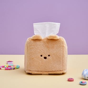 BUTTER(버터) [버터샵] 보들보들 버터곰 티슈케이스 정사각형