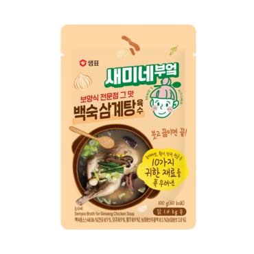 샘표 새미네부엌 백숙삼계탕육수 100g