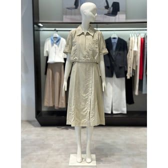 ZOOC [시흥점] 크롭 점퍼 집업 원피스 Z252MSE008