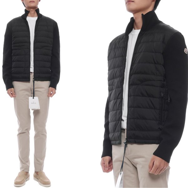 [부산점] 25FW 남성 믹스 패딩 점퍼 (9B50700 A9341 999 25F)