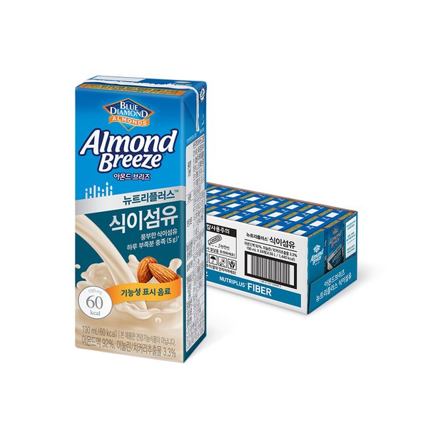 아몬드브리즈 식이섬유 190ml 24팩