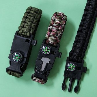  고품질 생존 매듭 캠핑 로프 파라코드 나침반 등산 응 재난 응급 (WFJ8FZ0)