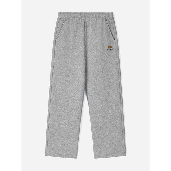 [벤셔먼X바스키아] CROWN 자수 스트레이트 기모 스웨트 팬츠 BPDPT487U