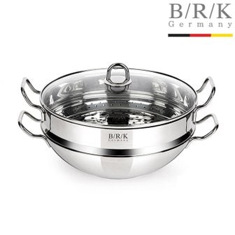 BRK 스마트 프로피 WOK 32cm(찜기 포함)