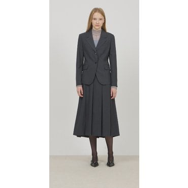 ZOOC 울 블렌드 슬림라인 셋업 자켓 Z244MSF014