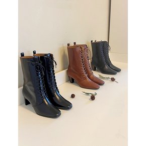 Marc Lace-up Boots 3Colors