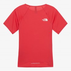 [노스페이스 공식] NT7UR39A 여성 선라이저 반팔 티셔츠_POPPY RED